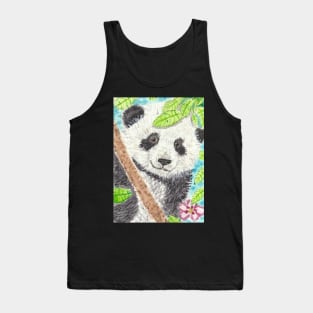 Baby Panda  bear Tank Top